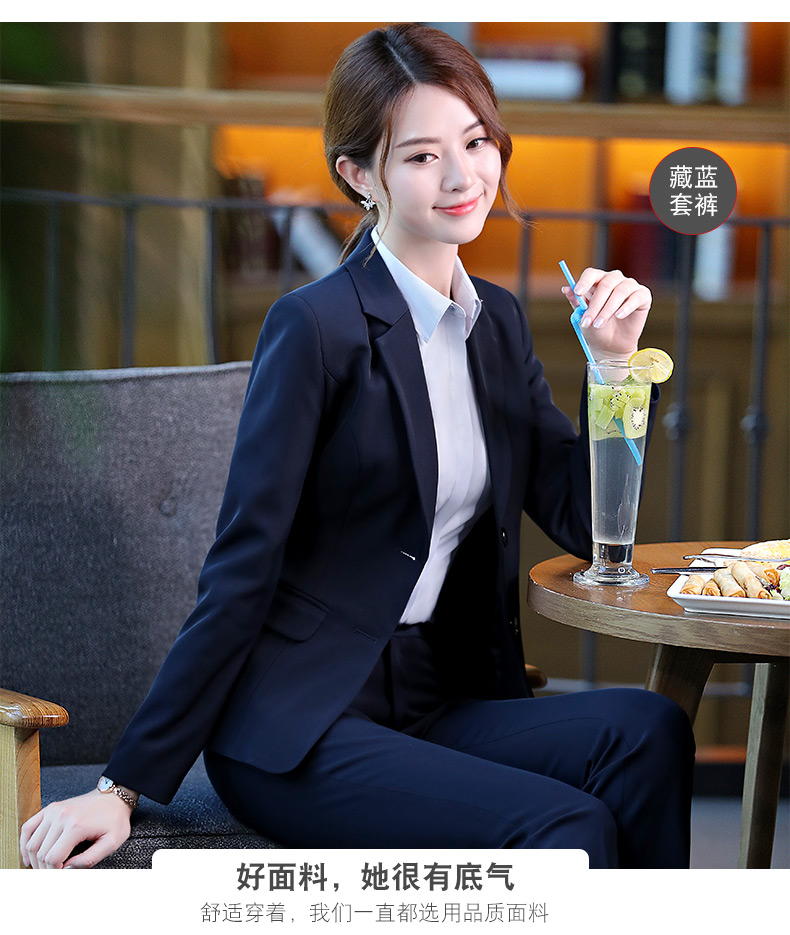 Bộ đồ vest nhỏ mùa đông nữ 2018 mới đầm đen cộng với nhung dày phù hợp với bộ đồ chuyên nghiệp phù hợp với áo liền quần mùa thu vest nữ công sở