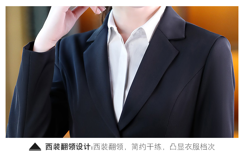 Bộ đồ vest nhỏ mùa đông nữ 2018 mới đầm đen cộng với nhung dày phù hợp với bộ đồ chuyên nghiệp phù hợp với áo liền quần mùa thu vest nữ công sở