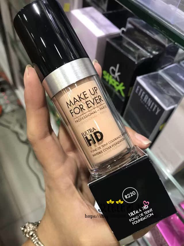 Mua sắm Hồng Kông Trang điểm rõ ràng HD độ phân giải cao 30ML - Nền tảng chất lỏng / Stick Foundation cushion