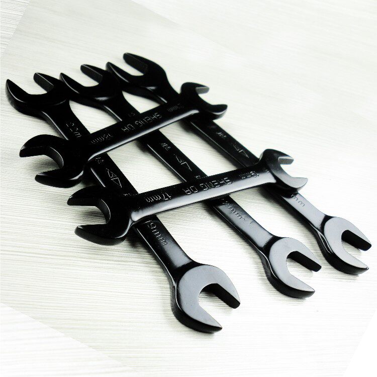 Shengda Tools Double Head Open Wrench Double Fork Dead Wrench Machine Repair Auto Repair Double End Fork Dead Wrench 