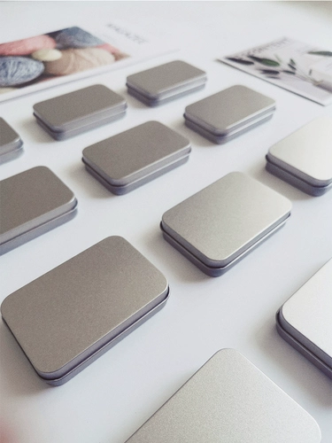 Матовая жестяная коробка, прямоугольная сумка-органайзер, маленькая упаковка, делается под заказ