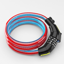 Phoenix Electric Bike Lock Theft Safety Steel Cable Lock Mountain Bike Portable Small Mini Ring Round Lock