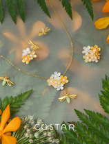 HeyJewel original design COSTAR play flower firefly necklace light luxury niche to send girlfriend birthday gift