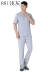 Cotton mùa hè trung niên nam thời trang thể thao giản dị phù hợp với quần ngắn tay ngắn tập thể dục chạy quần áo cha - Thể thao sau bộ quần áo thể thao nữ Thể thao sau