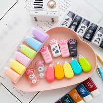 Net red cat claw correction belt female cute small portable mini girl heart student with cartoon correction belt