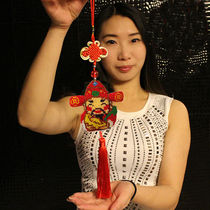 God of wealth 2021 new beaded car in the car hand-stitched car small pendant small peace and happiness