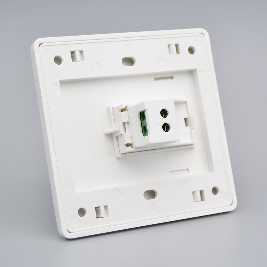 Single-mouth two-core telephone socket 86 Type One voice switch information panel RJ11 Phone port module