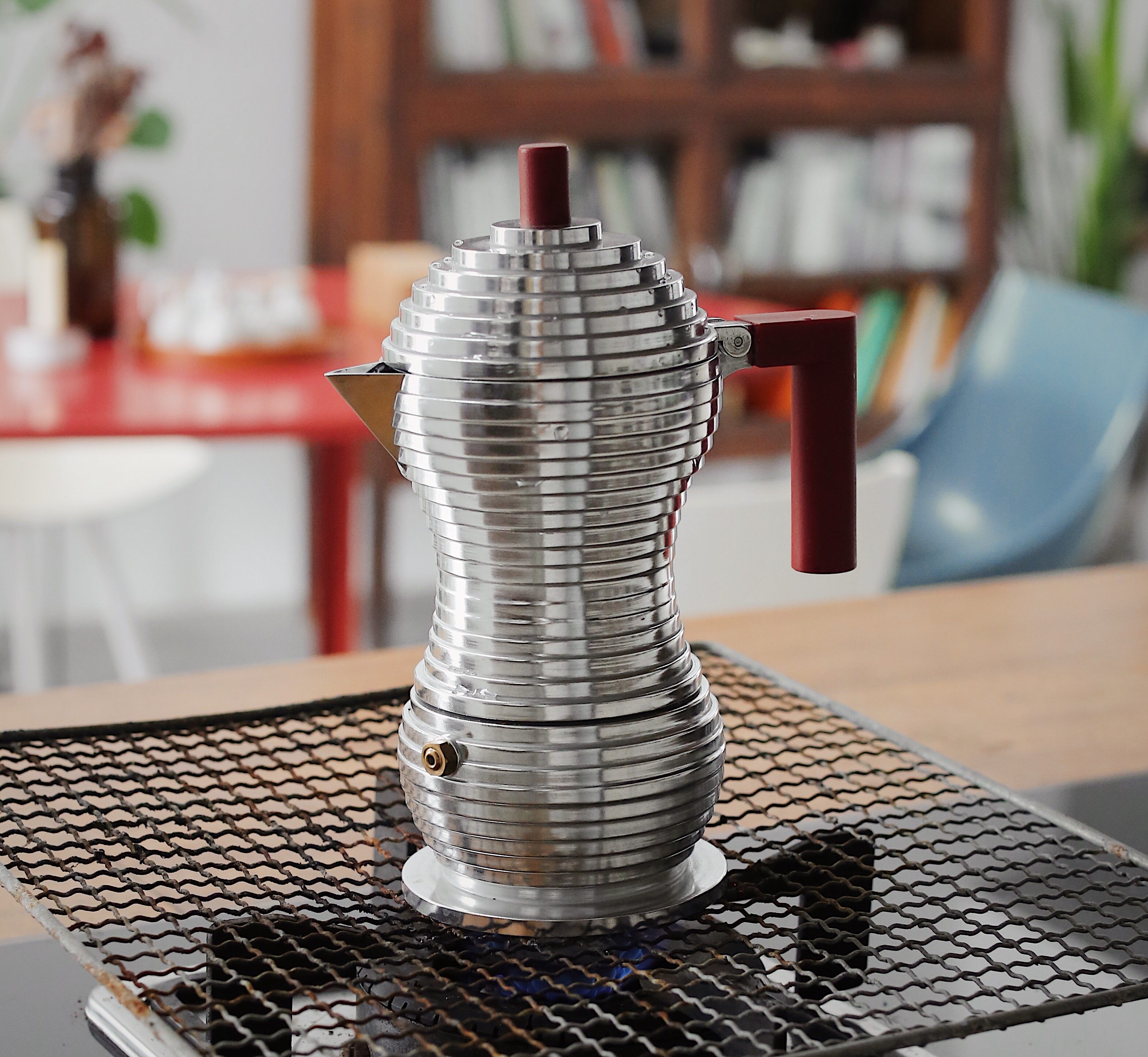 Alessi Pulcina Chick Moka Coffee Maker 3 cups