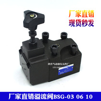 Plate type pilot electromagnetic relief hydraulic valve BSG-03 06 10-B C-H SRV-03G 06G-3-30