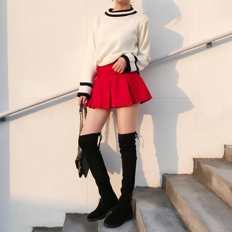 Đầm suông xuân hè 2019 Váy mini mini nữ dài nửa gợi cảm mỏng chạm đáy xếp li chống ánh sáng - Váy váy jean ngắn