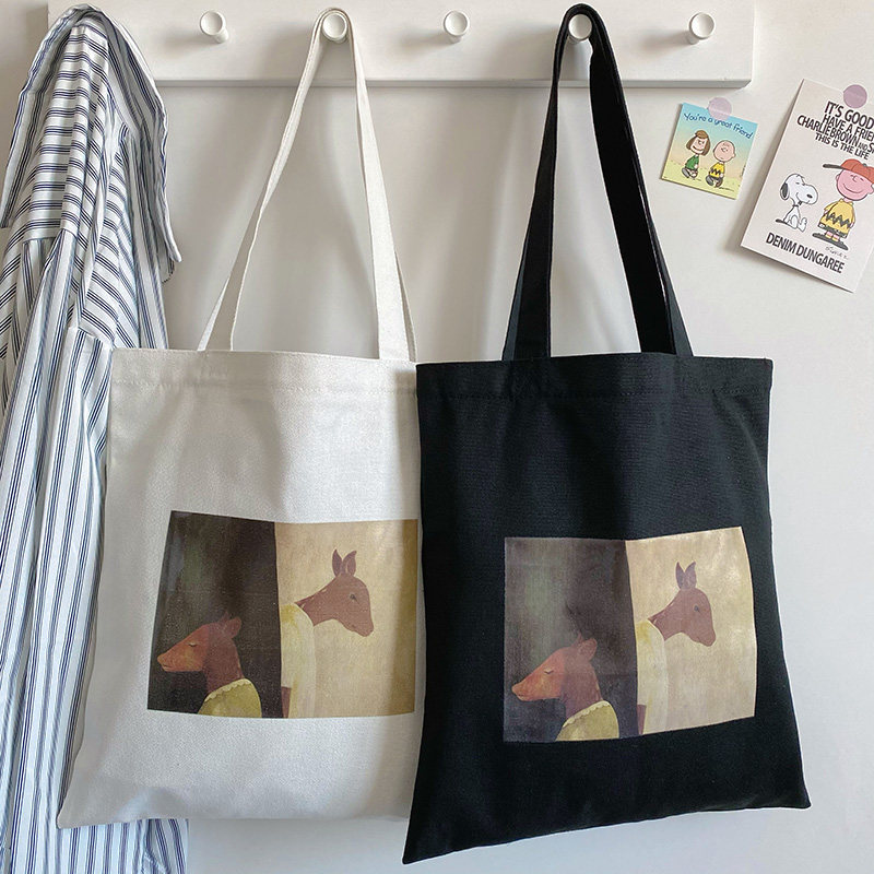 Package bag 2021 new original juku ulzzang female single shoulder bag ins and art sens student cloth bag female sails cloth bag