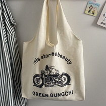 Package Bag 2021 New Day Ensemble Casual Large Capacity Womens Bag Single Shoulder Bag 100 Hitch Fashion Students Class Canvas Bag