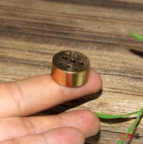 Liaohezhai pure copper porous incense plug nine hole copper incense burner line incense three root incense ritual Buddha incense vagrant stand