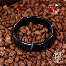 (Focus ON QUALITY)Desert Loulan collection Xinjiang Hetian jade seed bracelet ink jade bracelet inner diameter 60MM
