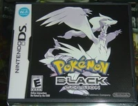 Thẻ trò chơi Nintendo NDS NDSL NDSI NDSILL 3DS phiên bản Hoa Kỳ Pokemon Black and White Black - DS / 3DS kết hợp miếng dán 3d