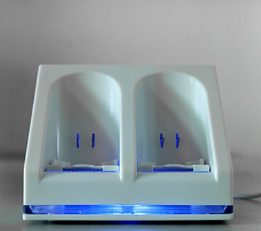 Wii xử lý bộ sạc đôi chỗ ngồi wii xử lý người giữ pin wii đôi sạc điện đôi sạc WII trần - WII / WIIU kết hợp nintendo wii