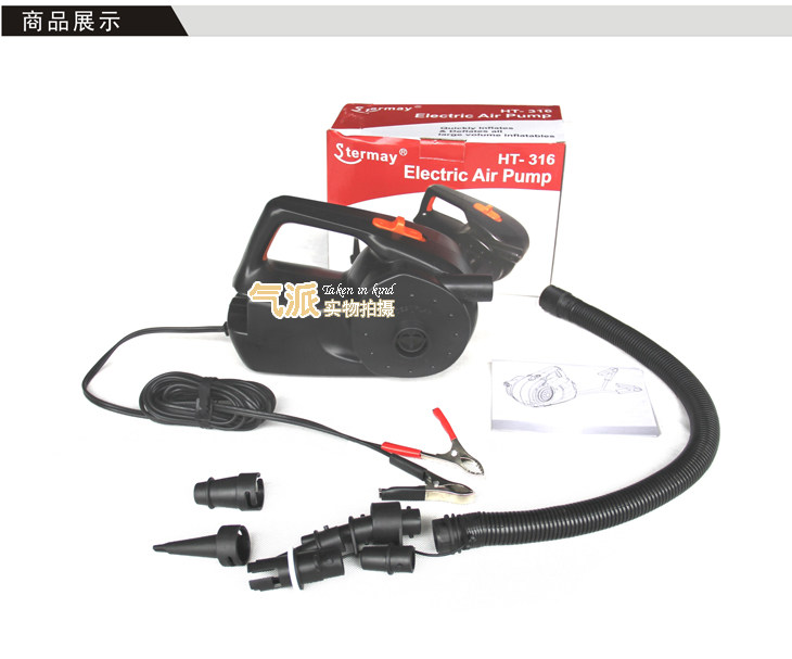 Насос 车载直流电动充气泵室户外橡皮艇钓鱼船冲气垫床沙水池加打气筒机 Other