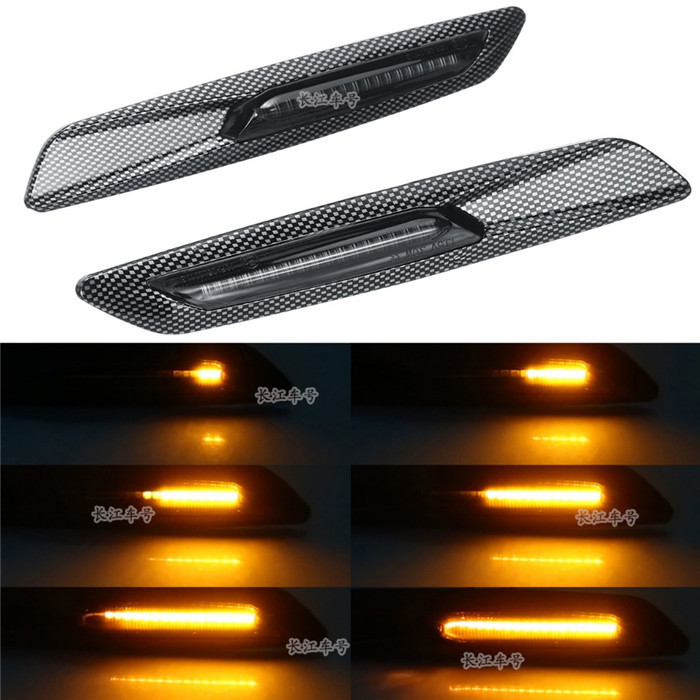 Suitable for Old Bmw 5 Series Side Lights 523Li Bmw E60 E61 E90 Old 3 Series Fender Turn Signal Sequential Light