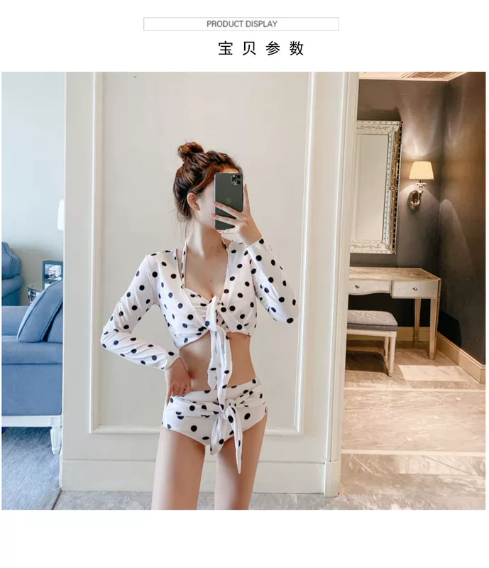 2020 new hot style in Sydney net nổi tiếng bikini ba mảnh với bộ ngực nhỏ khu nghỉ mát mùa xuân nóng áo tắm phụ nữ mùa đông - Bikinis