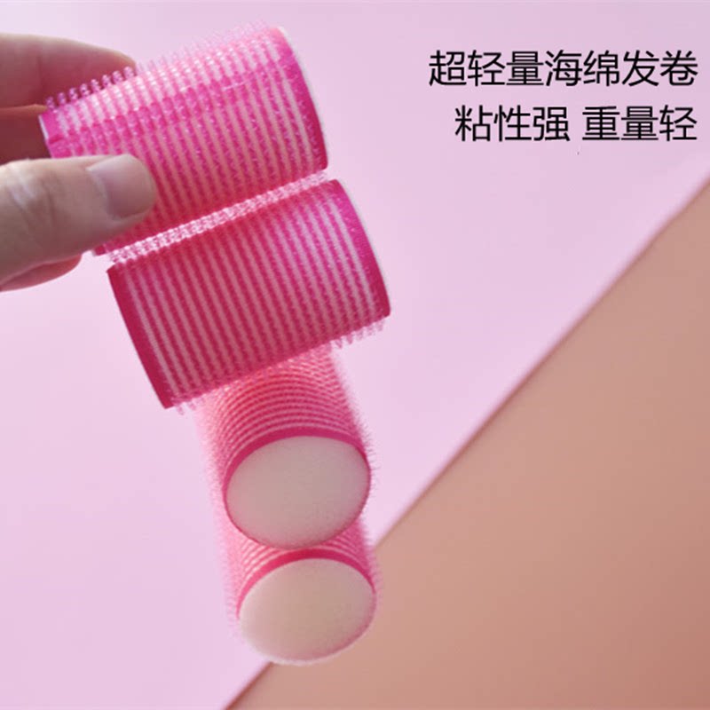 Sleeping sponge core hair curler bangs hair curler artifact sponge hair curler can be worn with sleeping curler pear flower head