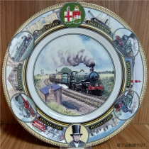 British Coalport King George V steam locomotive limited edition collection decoration large plate