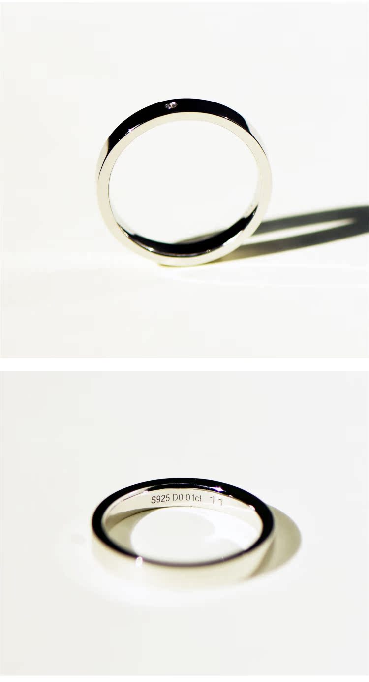 Bague mixte PIN ARGENTE en Argenterie - Ref 3087300 Image 8