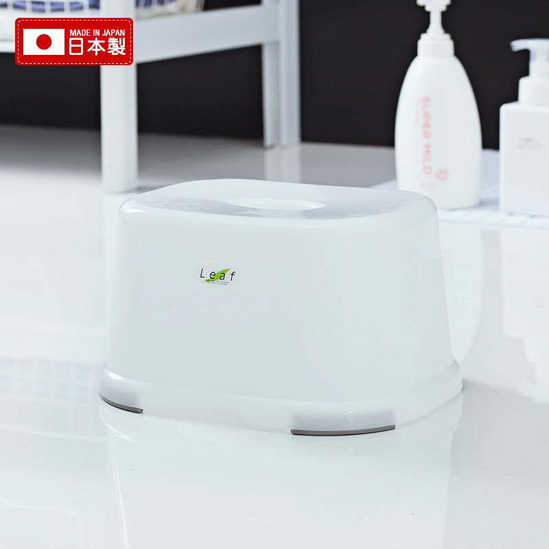 Japan imported bathroom stool for home small bench children's stool doorway for shoe-changing stool anti-slip plastic short stool