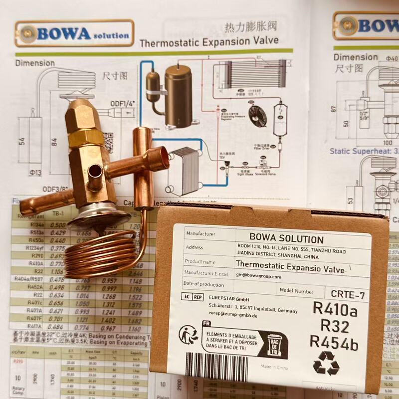 2Hp, R410A Thermal Expansion Valve Is Used for 36000Btu Air Conditioner (Zp36 Compressor) or Zp24 Heat Pump 2Hp, R410A Thermal Expansion Valve Is Used for 36000Btu Air Conditioner (Zp36 Compressor) or Zp24 Heat Pump