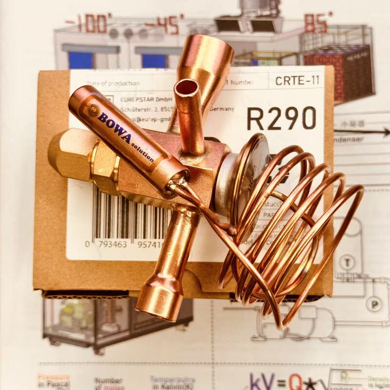 7,5000Btu, R290 Thermal Expansion Valve Compatible with Hbp Scroll Compressors Such as Zr81Kce for Heat Pumps