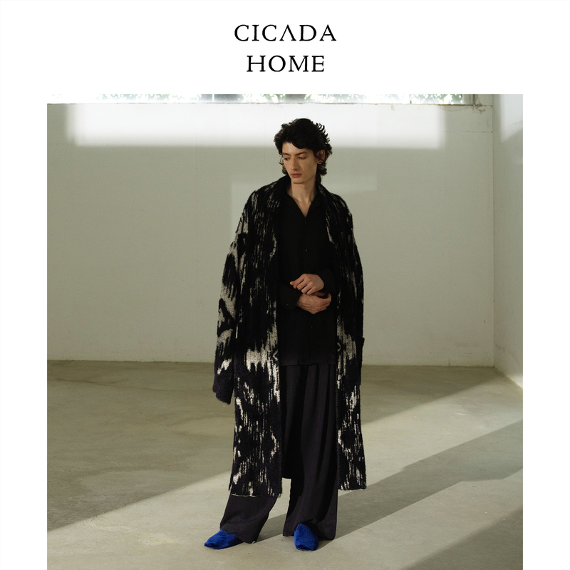 Cicadahome【Adelaide】Couple's Long Nightgown for Women, Autumn and Winter Fleece Pajamas, Men's Loungewear Cicadahome【Adelaide】Couple's Long Nightgown for Women, Autumn and Winter Fleece Pajamas, Men's Loungewear