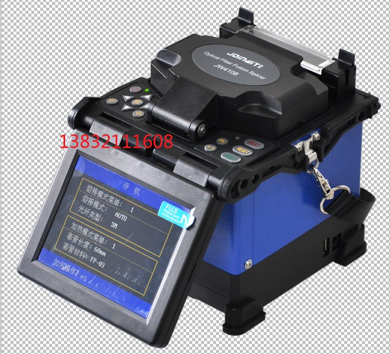Free Shipping Jiahui Jw4108S Fiber Optic Fusion Splicer Domestic Optical Cable Splicer Drop Cable Splicer Ftth Fiber Optic Machine