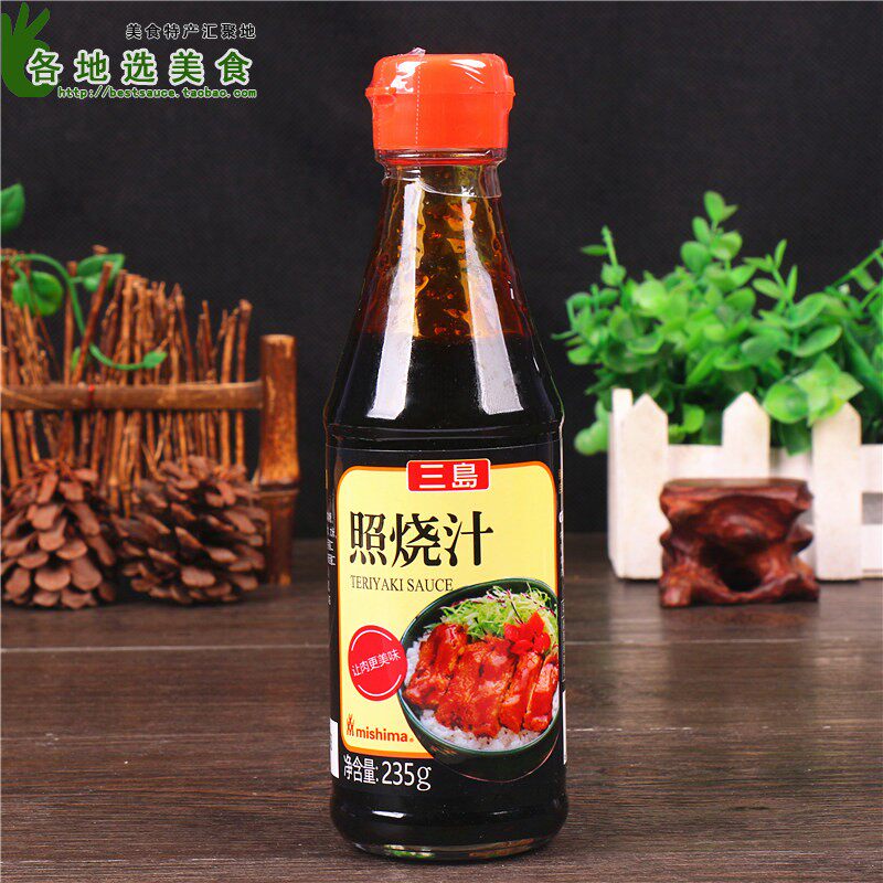 Mishima Teriyaki sauce 235g Chicken donburi sauce Chicken leg rice barbecue chicken sauce grilled wings marinade Japanese Teriyaki sauce