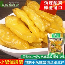 20 bags of Yunnan specialty Hongbin pickled pepper millet 100g small package wild mountain pepper Pickled Pepper blisters bubble Phoenix claw