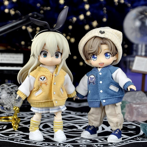 OB11 Детская бейсбольная одежда Molly Doll Одежда 12 очков BJD GSC YMY P9 Plain