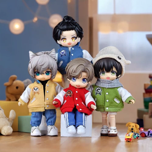 OB11 Детская бейсбольная одежда Molly Doll Одежда 12 очков BJD GSC YMY P9 Plain