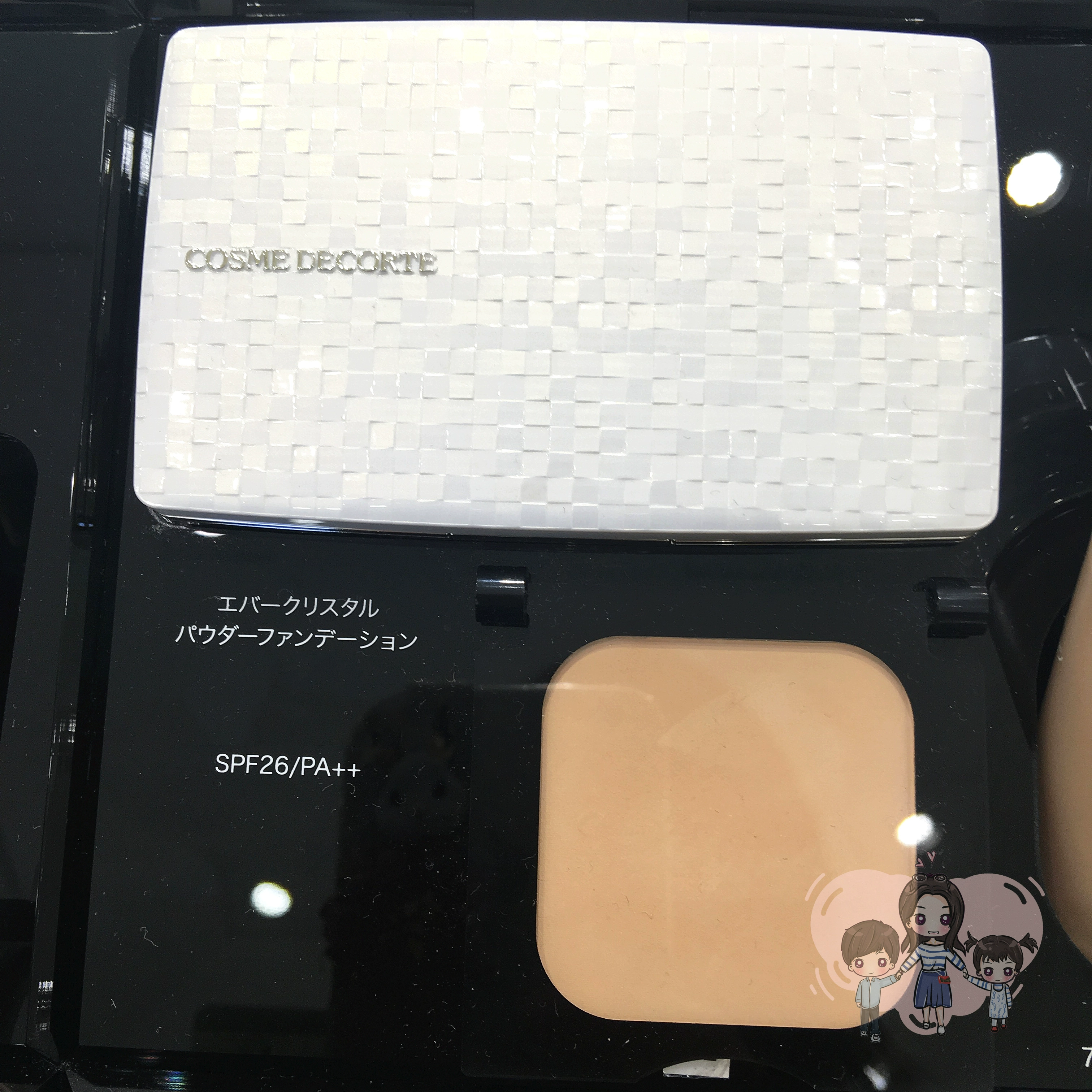 Dịch vụ mua sắm tại Nhật Bản gửi thư trực tiếp Cosme EVER CRYSTAL pha lê làm trắng bột công dụng kép - Bột nén