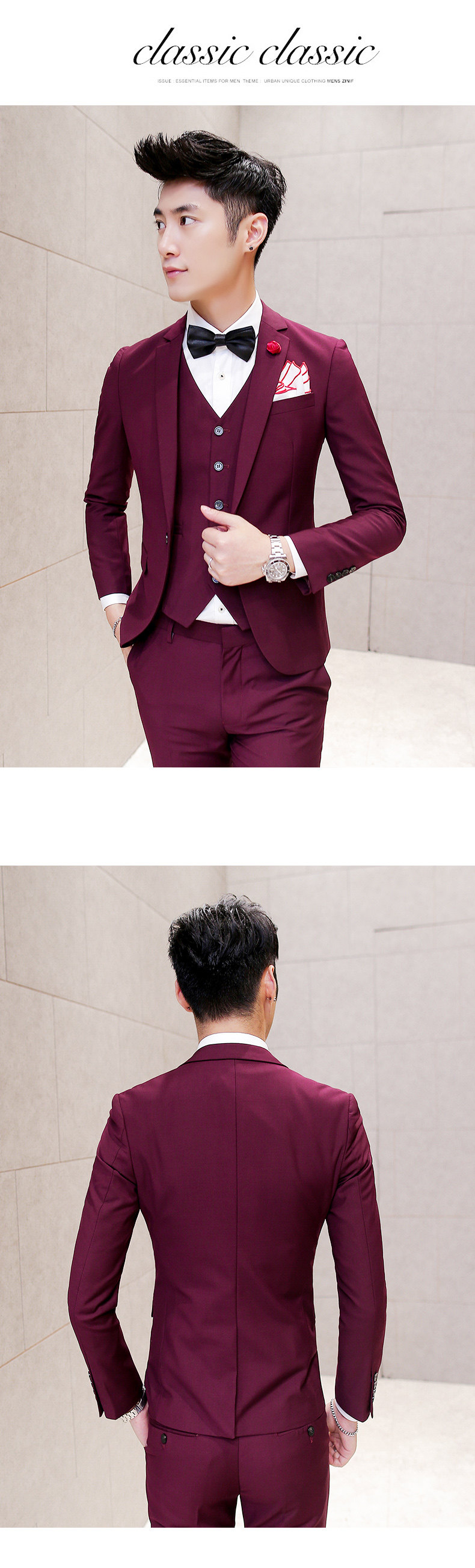 Costume homme en polyester pour Quatre saisons - Ref 1562098 Image 47