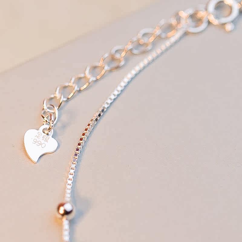 Bracelet de cheville Femme en Argenterie - Ref 3102161 Image 5