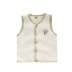 Thận đậu nguyên chất cotton ấm dày vest vest nam nam nữ vest bé bé màu cotton vest vest xuân hè thu đông áo len ba lỗ cho bé Áo ghi lê
