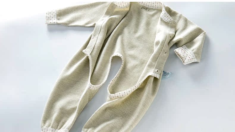 Kidney Bean Dragon Bonless Cotton Baby Baby Áo dài tay Một mảnh Nam và Nữ Baby Haber Đồ ngủ sơ sinh Quần áo mùa xuân và mùa thu bộ body suit cho bé nhật bản