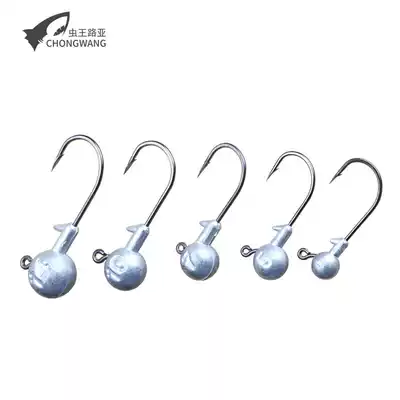 Insect king special lead head hook High quality enhanced version of sharp anti-hanging soft bait lead head hook 3 5g5g7g10g14g