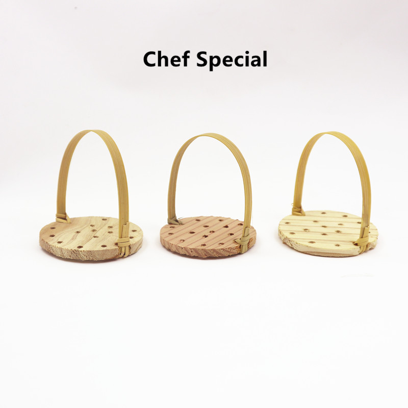 Mini wooden bamboo steamer Hotel new Chinese tableware Butterfly in the plate Morning tea dim sum Xiaolong Baozi Creative plate