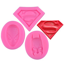 Chocolate turn sugar silicone mold food grade Batman Spider-Man mask mold high temperature cake