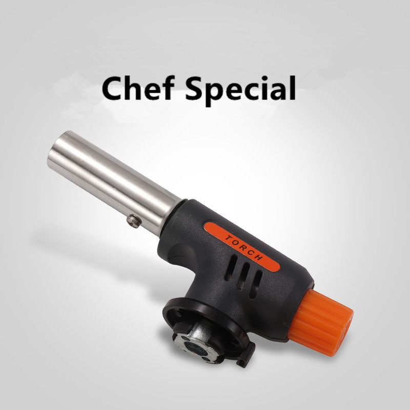 Portable Spray Fire Gun Cassette Spray Fire Gun High Temperature Cooking Tool Spray Gun Baking Gun Ignition Gun Cheef With Tools