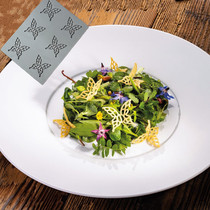 Lace hollow small butterfly mold 8 with exclusive creative molecular cooking dish decoration silicone mold