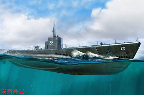 HOBBYBOSS 83523 1 350 US SS-212 Small Shark Submarine