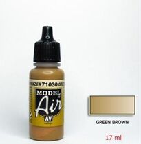 Spain vallejo (AV paint)spray water-based paint 71030 green brown 17ML