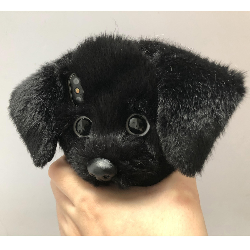 Bumeng ▲ Little Black Dog Is Suitable for Apple iPhone 14 Pro Max Phone Case 13 Full Coverage iPhone 12 Set