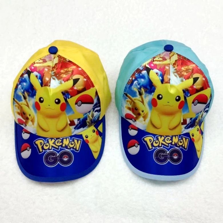Pikachu Xiaoma Baoli Snow White Minnie Phim hoạt hình thiếu nhi Mũ lưỡi trai Sun Visor Điều chỉnh - Bóng chày