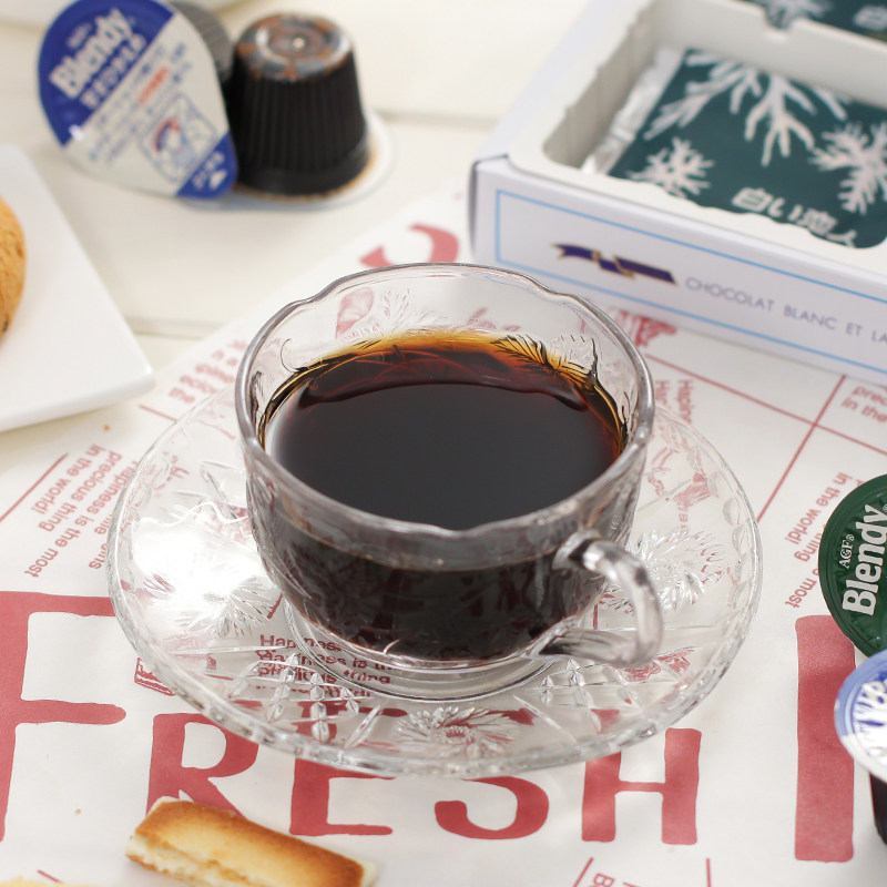 Japan imports AGF blendy Condensed Liquid Capsule Instant American Iced Coffee Drink Cold Extract No Sugar Rag Tea